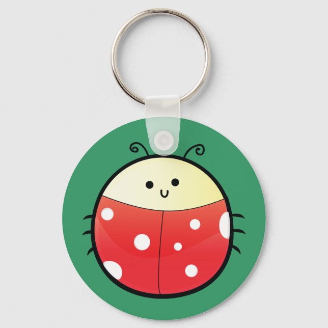 Cute Ladybug Keychain (Front)