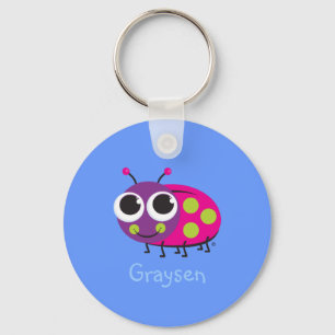 Cute Ladybug Keychain