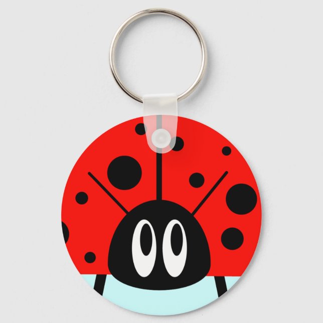 Cute Ladybug Keychain (Front)