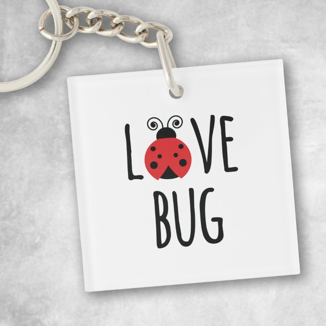 Cute Ladybug - Love Bug Valentines Day Gift Keychain (Creator Uploaded)