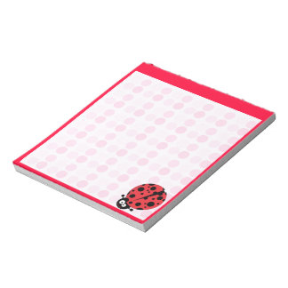 Cute Ladybug Notepad