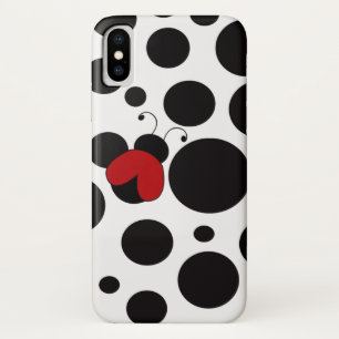 Cute Ladybug Polka Dots Case-Mate iPhone Case