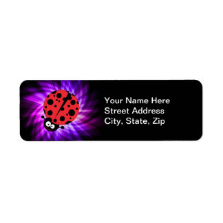 Cute Ladybug; Purple