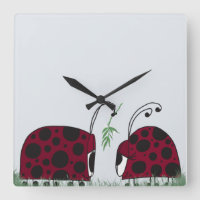 Cute Ladybugs And Mistletoe