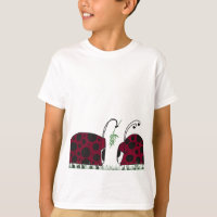 Cute Ladybugs And Mistletoe