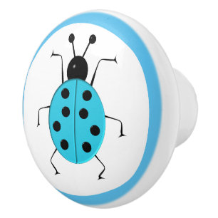 Cute Ladybugs for Kids Ceramic Knob