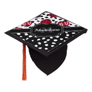 Cute Ladybugs Graduation Cap Topper