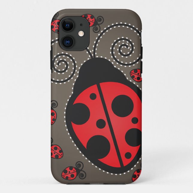 Cute Ladybugs iPhone 5 Case-Mate ID Case (Back)