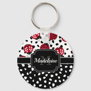 Cute Ladybugs Keychain