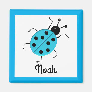 cute ladybugs, personalized throw pillow magnet