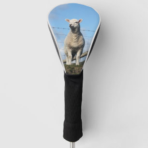 CUTE LAMB  GOLF HEAD COVER