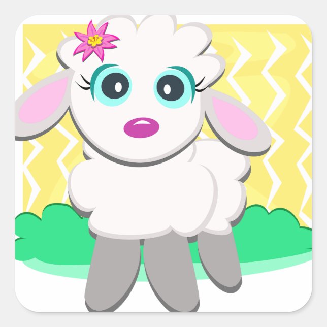 Cute Lamb Stickers (Front)