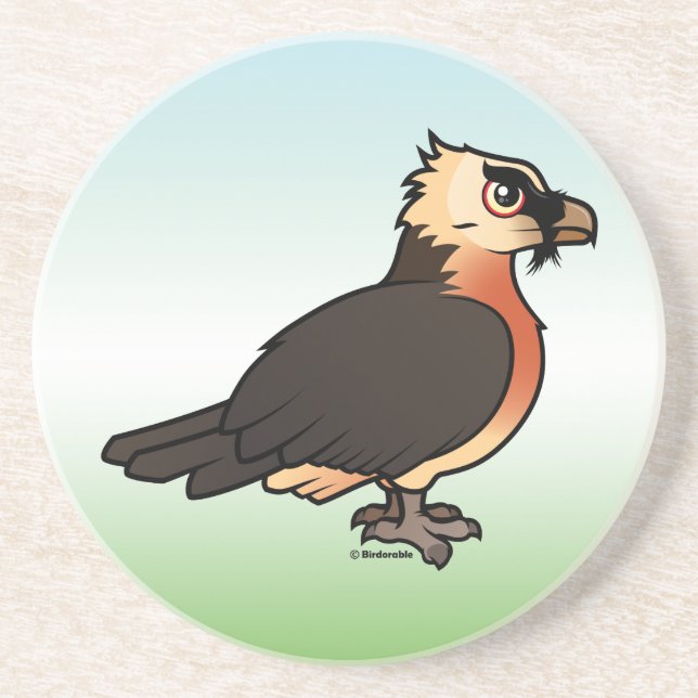 Cute Lammergeier Coaster (Front)