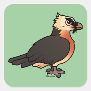 Cute Lammergeier Square Sticker