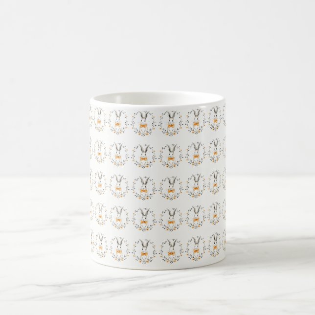 Cute lapin café Mug (Centre)