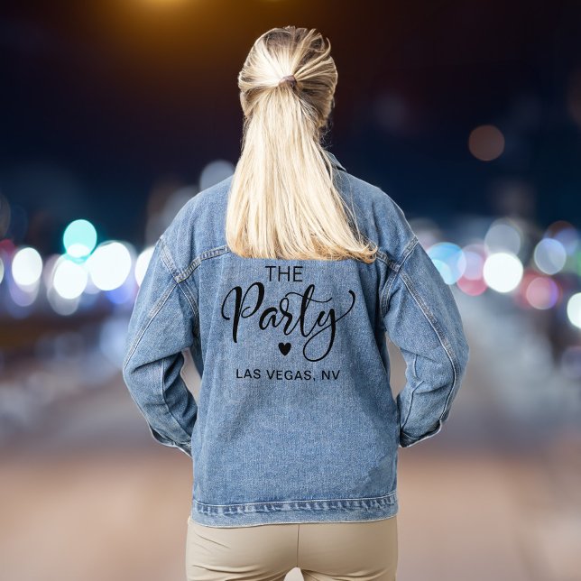 Cute Las Vegas Bachelorette (Cute jacket for the bridesmaids and besties bringing the party to the bride's bachelorette)