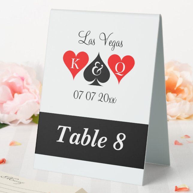 Cute Las Vegas mariage numéro de table signes de t (In SItu (Mariage))