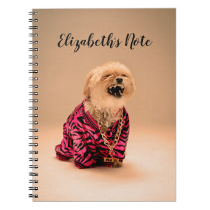 Cute Laughing Shih Tzu Personalized Notebook