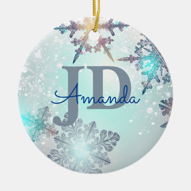 Cute  Lawyer JD Graduation Personalized Name  Ceramic Ornament (Front)