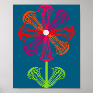 Cute Lax Girl Lacrosse Player Stick . Girls Lax Gi Poster