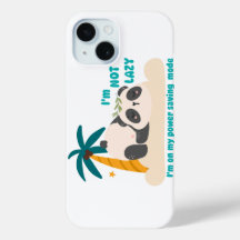 Cute lazy panda