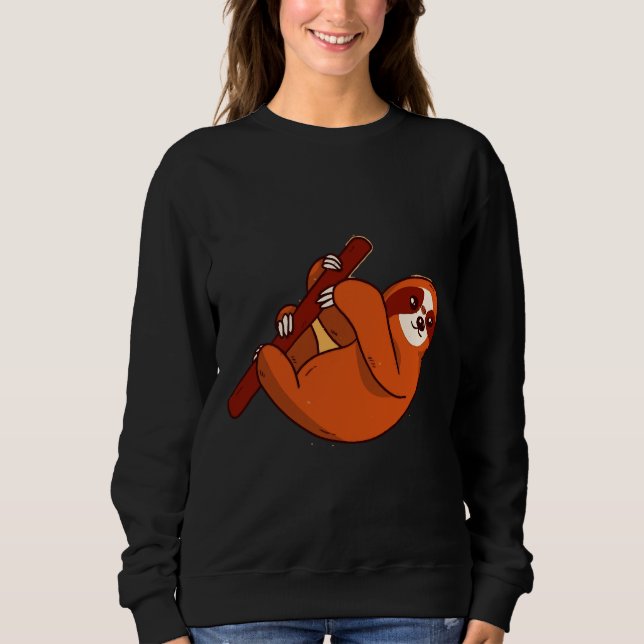 Cute Lazy Sloth 50 Sweatshirt (Front)