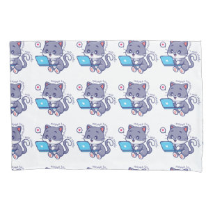 cute lazy student - maybe tomorrow i will study pillowcase