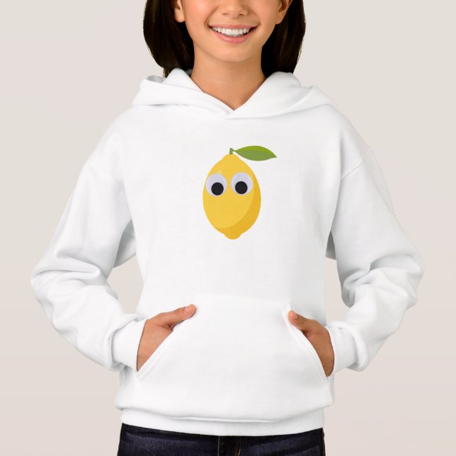 Cute Lemon Character with Googly Eyes  (Front)