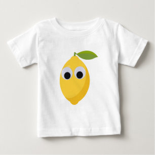 Cute Lemon Character with Googly Eyes  Baby T-Shirt