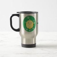 Cute lemon fruit cartoon bubbles illustration