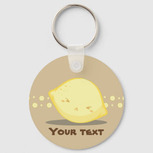 Cute Lemon Fruit Keychain