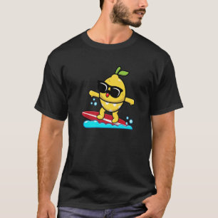 Cute Lemon Fruit Relaxing Lazy Citrus Lemon T-Shirt