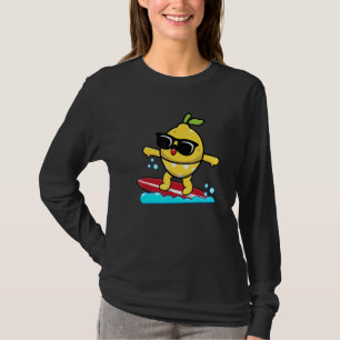 Cute Lemon Fruit Relaxing Lazy Citrus Lemon T-Shirt