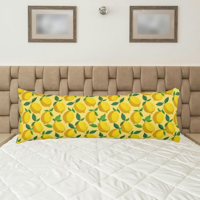 Cute lemon fruit summertime  body pillow (Creator Uploaded)