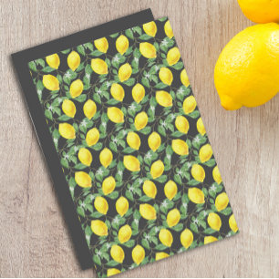 Cute lemon yellow grey pattern 