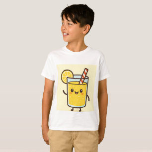 Cute Lemonade Cartoon Kids T-Shirt