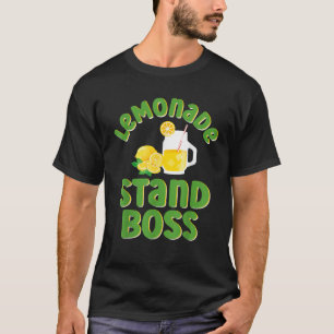 Cute Lemonade Stand Boss Lemon Lover Juice Summer  T-Shirt