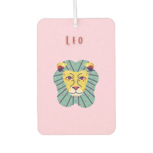 Cute Leo, zodiac, star sign print Air Freshener
