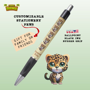 Cute Leopard Baby Kitten, Fun Kitty Cat 🐆 Pen