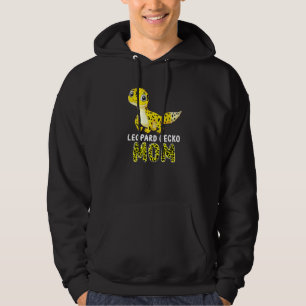 Cute Leopard Gecko Mom Reptile Gecko Animal Leopar Hoodie