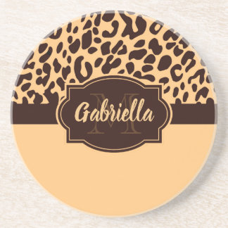 Cute Leopard Print Coaster