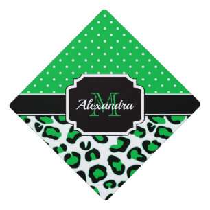 Cute Leopard Print Graduation Cap Topper