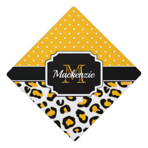 Cute Leopard Print Graduation Cap Topper