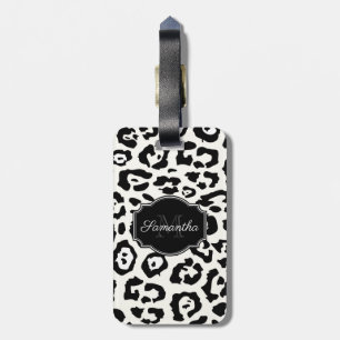 Cute Leopard Print Luggage Tag