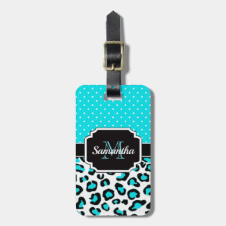 Cute Leopard Print Luggage Tag