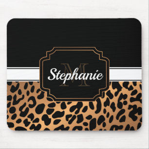 Cute Leopard Print Mouse Pad
