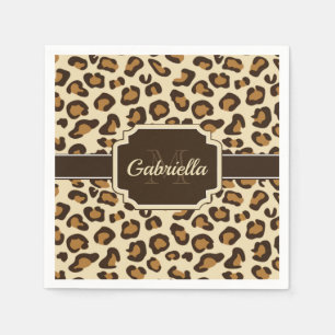 Cute Leopard Print Napkin
