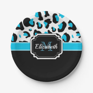 Cute Leopard Print Paper Plate