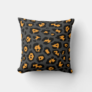 Cute Leopard Print Throw Pillow