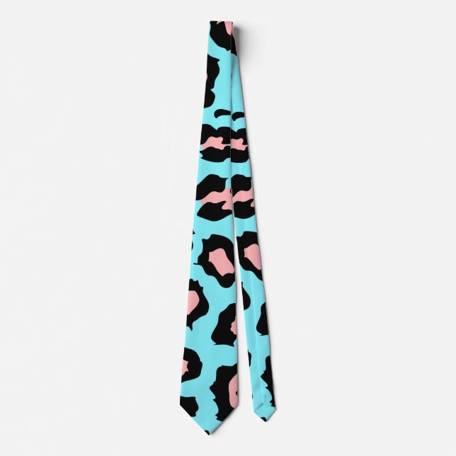 Cute Leopard Print Tie (Front)